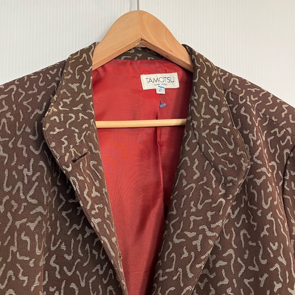 TAMOTSU brown blazer - Picture 8 of 8